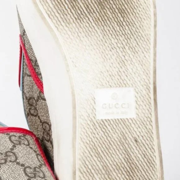 Gucci Beige GG Canvas Slip On Sneaker - Picture 5 of 11